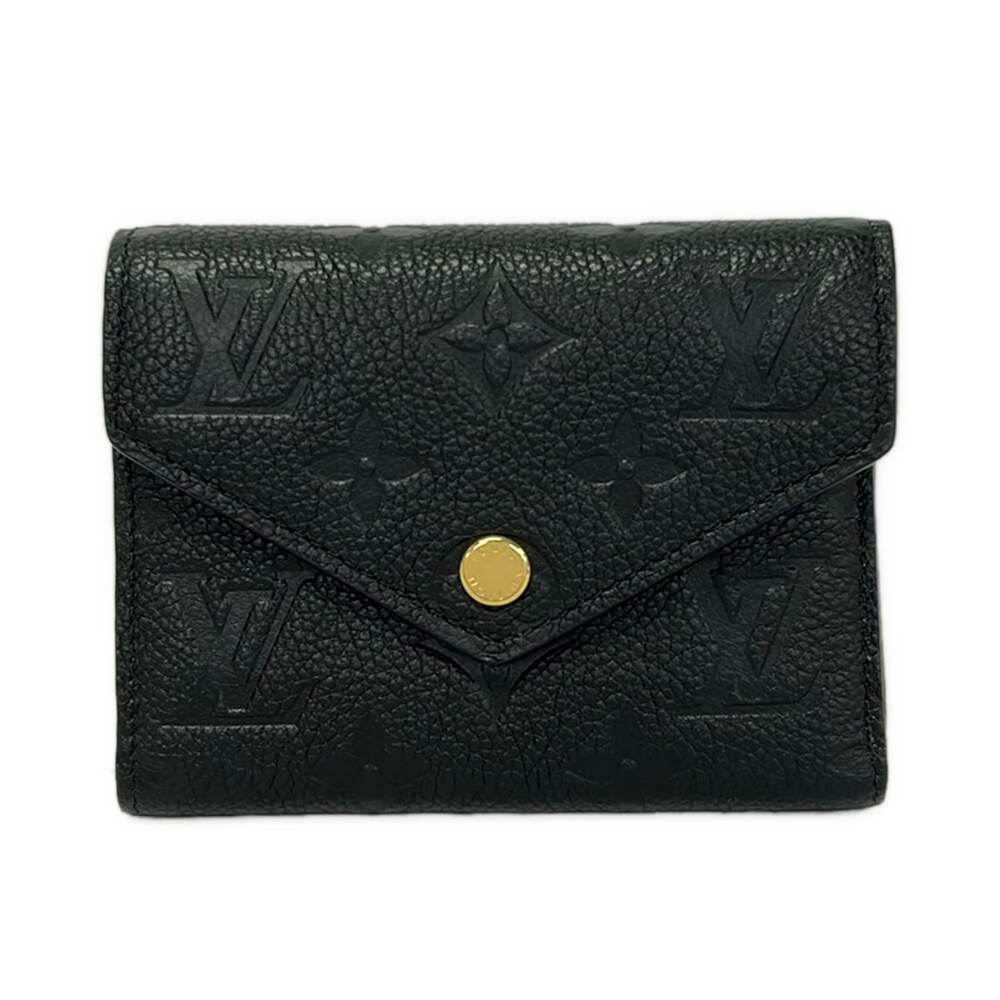 Louis Vuitton Portefeuille Victorine Monogram Empreinte Trifold Wallet M64060